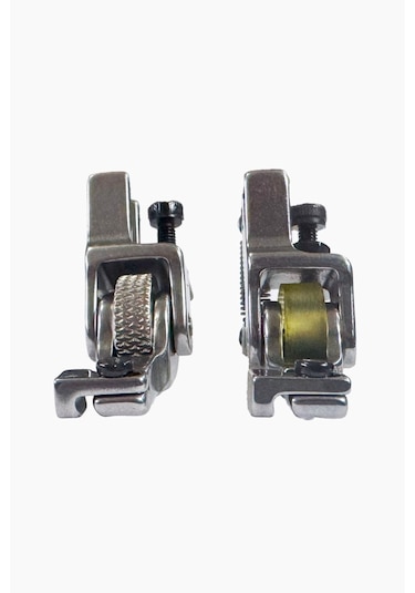 Sanayi Tipi Dikiş Makinesi Rulmanlı Gizli Fermuar Ayağı 2'li Set