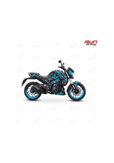 Bajaj Dominar 400-250 Line Graphic Kit Sticker Set Mavi
