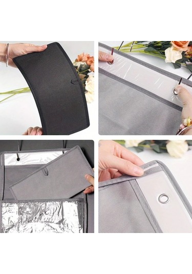 Hightower Gri 4 Bölmeli Asılı Çok Katmanlı Oyuncak Ve Organizatör Çantası Diğer