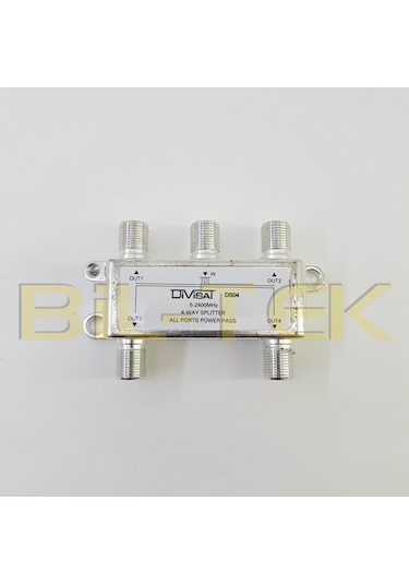 Divisat 1 Giriş 4 Çıkış 1/4 Splitter 5-2400