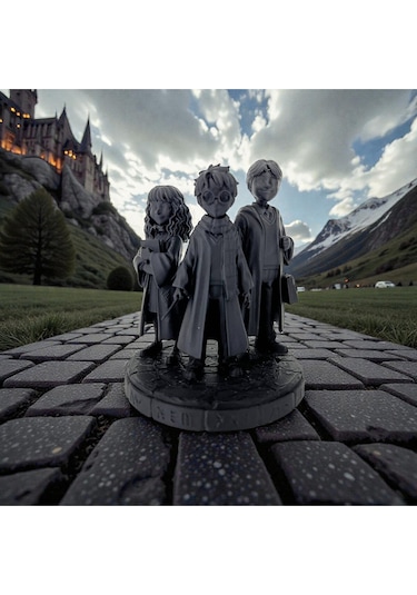 Harry Potter Harry, Hermione & Ron Üçlü Figür Dekoratif Koleksiyon Ürünü