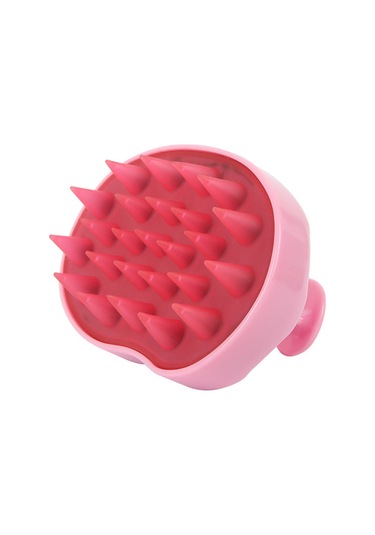 Geeroyoo Saç Bakımı İçin Rahat Tutma Kulplu Silikon Masaj Tarak, Stres Azaltıcı Ve Tüm Saç Tiplerine Uygun, Altın Renk