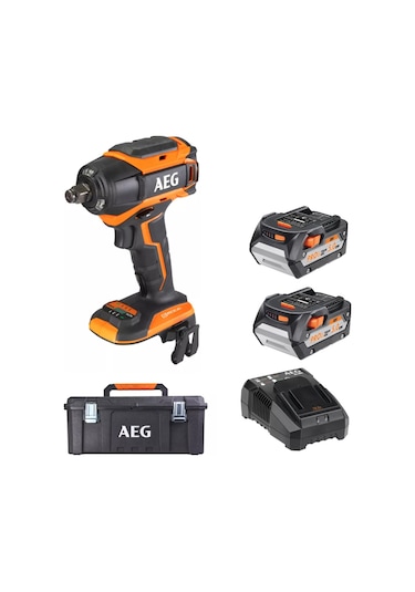 Aeg Bss18c12zb6-502 18v 5ah Çift Akülü Kömürsüz Somun Sıkma 300nm - 4937472012