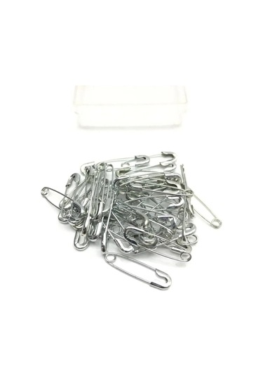 Gümüş Renkli 2 Cm Çengelli Iğne 50'li