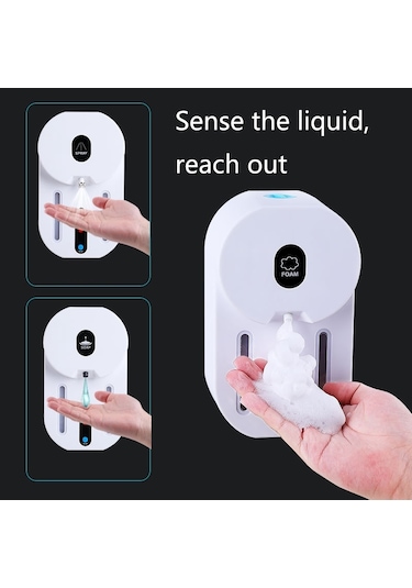 Sones Klc-600 Otomatik İndüksiyonlu Sabunluk Köpük El Yıkama Cihazı, Stil: Şarjlı Sıvı Versiyonu