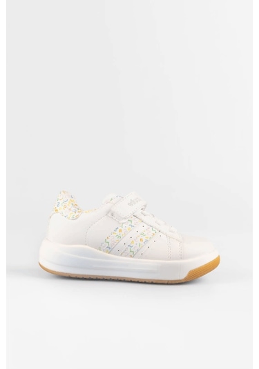 Vicco Pukky Işıklı Kız Okul Öncesi Beyaz Sneaker Beyaz