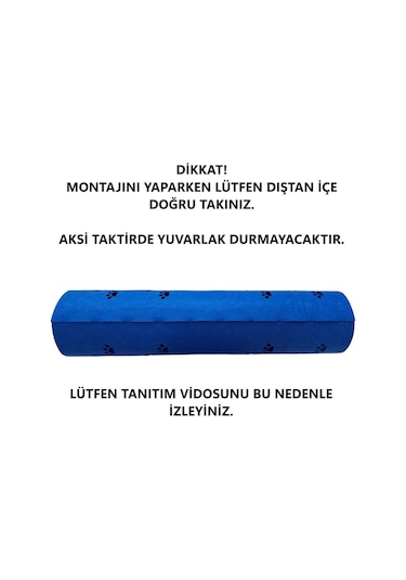 Kedi Oyuncağı Tüneli 1. Kalite 3mm Keçeden Geçmeli Kedi Ve Pati Figürlü 9 Renk A9