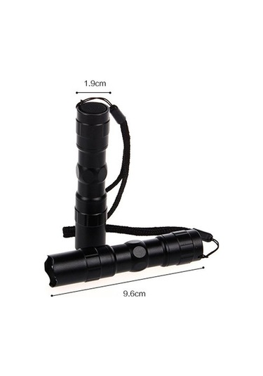 Valkyrie 4 Adet Fener Seti - Alüminyum Kasa - 4 Farklı Renk - Cep Feneri - Tutma İpli Çok Renkli