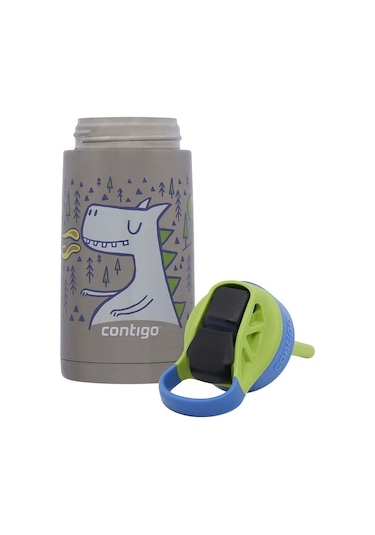 Contigo Gizmo Dragon Çelik Çocuk Suluğu 420ml Mavi 2178082