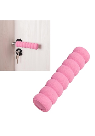 Homyl Çarpışma Önleyici Eva Köpük Kapı Kolu Topuz Pembe