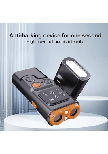 Moveevo Ultrasonik Köpek Havlama Düzenleyici - Led Işıklı, Şarjlı Taşınabilir İç/dış Kullanım