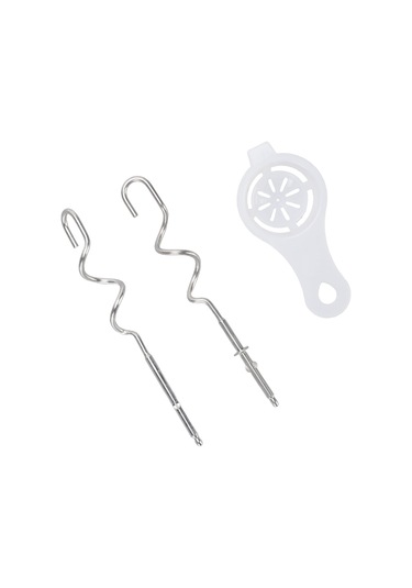 Shineyee Kenwood El Mikseri İçin Paslanmaz Çelik Hamur Kancaları Ve Yumurta Beyazı Ayırıcısı Seti - Hamur, Krem Ve Yumurta Karıştırma Aksesuarı Diğer