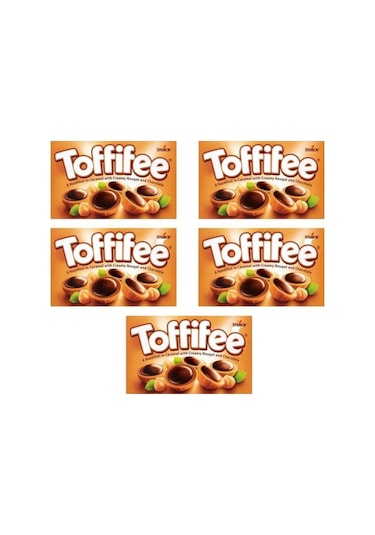 Toffifee Fındıklı Karamelli Çikolata 125 Gr 5 Adet