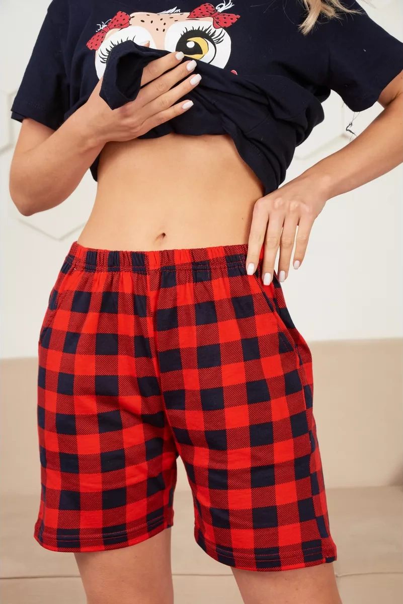 Anyfiger Şortlu Pijama 181271300 Siyah