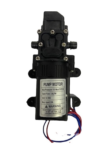 Hidrofor Diyagram Akülü 12 Volt Su Pompası İlaçlama Pompası