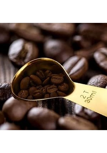 Fastbuy Paslanmaz Çelik Kahve Kepçesi, Küçük/büyük Kavanozlara Uygun, Dayanıklı Yemek Kaşığı, Kısa Saplı, Renkli