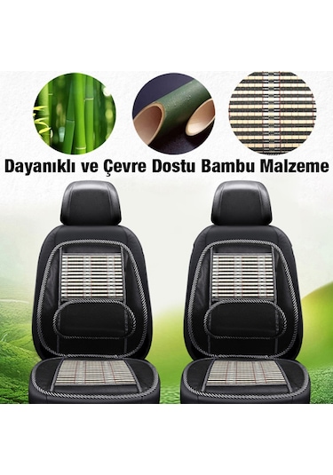 Ally Universal Bambu Araba Nefes Alabilen Koltuk Bel Minderi