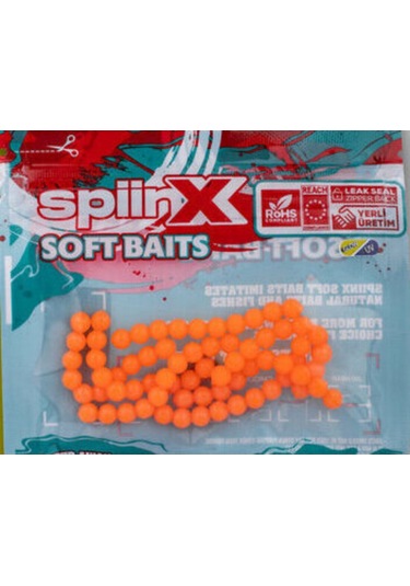 Spıınx Balık Yumurtası 6mm 70p Uv Orange Glow