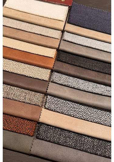 Casa - Salur Serisi Premium Kalite Silinebilir Nubuk Kumaş Taba