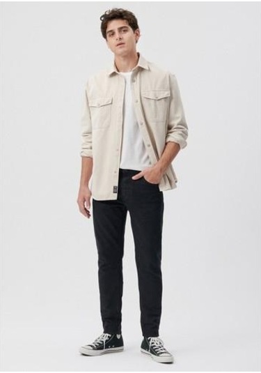 Mavi Erkek Kapüşonlu Yelek Antrasit