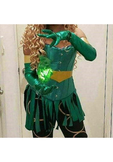 Yeşil Yüzen Ateş Topu Cadılar Bayramı Süsü Yüzen Ateş Topu Alev Süsü Parti Aksesuarları Çok Renkli