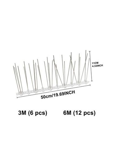 Cbtx SK411 Paslanmaz Çelik Çiviler Kuş Kovucu 50 CM 5 Adet