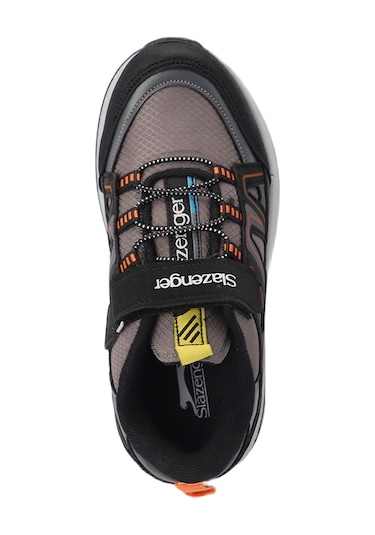 Slazenger KROSS KTN Çocuk Cırt Cırtlı Siyah / Koyu Gri Günlük Spor Ayakkabısı
