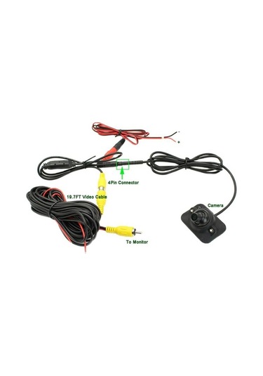 Novahub Araba Arka Görüş Kamerası 12v Hd Gece Görüşlü, Akıllı Sensör Ip67 Su Geçirmez Geri Görüş Kamerası