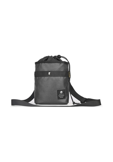 Rhınowalk Rk24932 Bisiklet Ön Tüp Çantası Çok Fonksiyonlu Polyester Bisiklet Çantası Omuz Çantası Saklama Kılıfı - Siyah