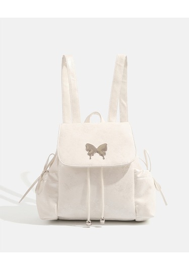 Charhp&kejnt Resmi Orijinal 2024 Yeni Swan Lake Kolej Tarzı Sırt Çantası Tembel Büyük Kapasiteli Sırt Çantası Beyaz