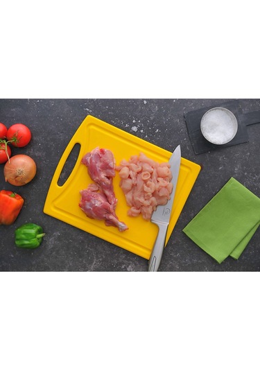 Polietilen Kesim Tahtası Sarı 32,5 26,5 1 Cm Kırmızı