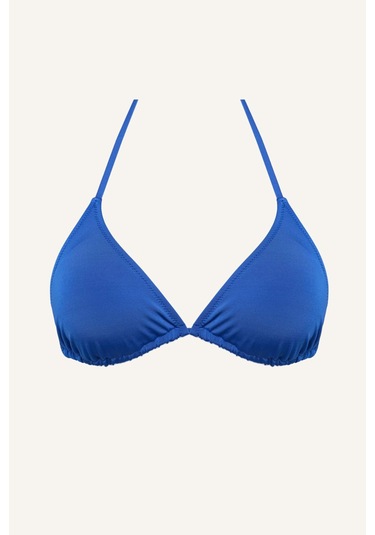 Defacto Regular Fıt Sax Mavi Bikini Üstü T3666az26smbe114 Mavi-be114
