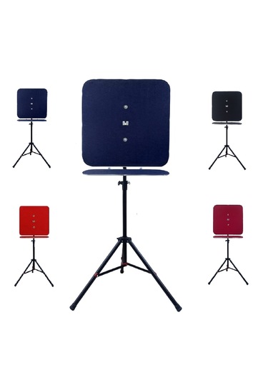 Raf Düzenekli Tripod Ayaklı Kare Dart Arkalık. Lacivert