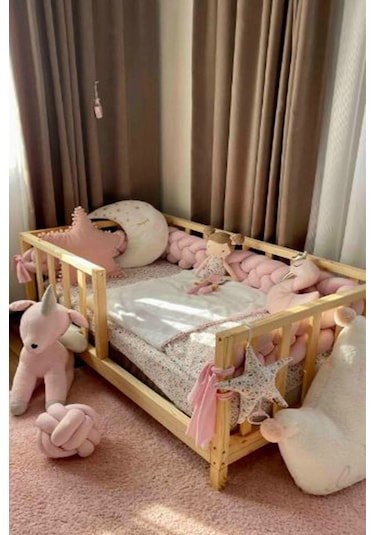 Loolpi Home Ayaklı Montessori Bebek ve Çocuk Karyolası