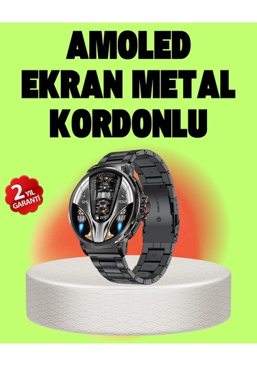 Sw80 Akıllı Saat 1.93 Ultra Hd Ekran 700 Mah Batarya 3 Kordon