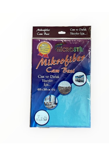 Mikrofiber Cam Bezi  40 x 50 CM  2 Adet
