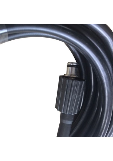 Leezsing Karcher K2-k5 Uyumlu 160bar Çelik Tel Örgülü 6/8/10m Yüksek Basınçlı Yıkama Makinesi Hortumu 6m