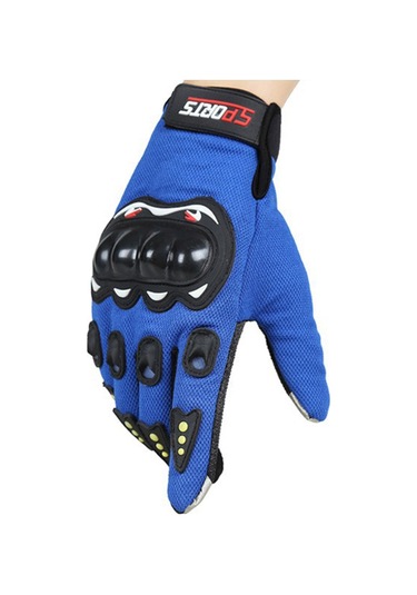 Padalink Erkek Motosiklet Eldiveni Kırılma Dayanıklı, Kaymazsız, Dokunmatik Ekran Uyumlu, Nefesli Kış- Yaz Kullanıma Uygun Kırmızı 203