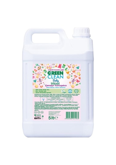 Green Clean Baby Bitkisel Çamaşır Yumuşatıcı Lavanta Yağlı 5 L