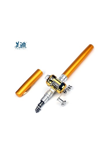 Novahub Mini Portatif Alüminyum Olta Kamışı - 1 Metre, Pratik, Dayanıklı, Buz & Köprü Balıkçılığı İçin İdeal