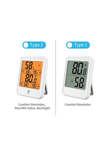 Pazly Büyük Ekranlı Dijital Nem Ve Sıcaklık Ölçer - Ev, Ofis, Sera İçin Hassas Ölçüm