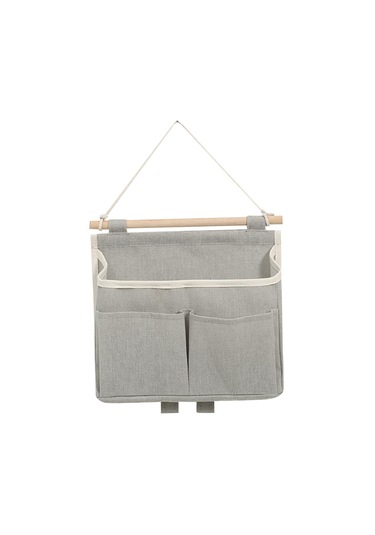 Suntek Duvara Monte Pratik Saklama Çantası 3 Cepler Banyo Gri Gri Diğer