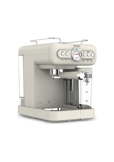 Karaca Vintage Craft Süt Hazneli Espresso, Latte Ve Capuccino Makinesi Cream
