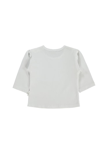 Civil Baby Düz Basic 6-18 Ay Sweatshirt - Ekru