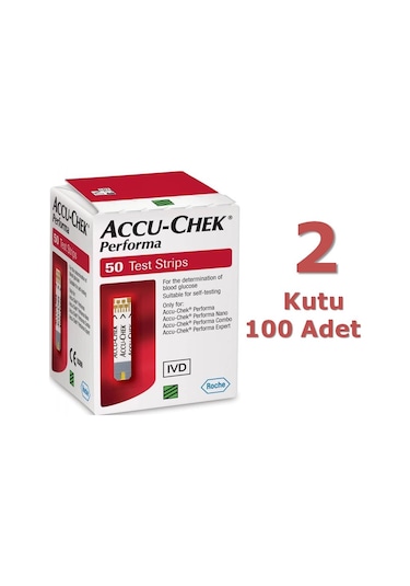Accu-Chek Performa Nano Connect Şeker Ölçüm Strip 100 Adet