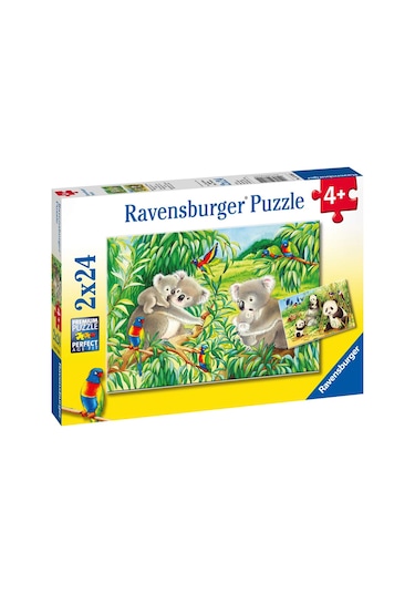 Panelkırtasiye Ravensburger Puzzle 2X24 Parça Koalas Pandas 78202