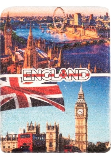 İngiltere Temalı Taş Magnet