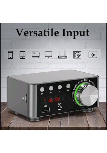 Jms Hıfı Bt5.0 Dijital Amplifikatör Mini Stereo Ses Amp 100w Çift Kanallı Ses Gücü Ses Alıcısı