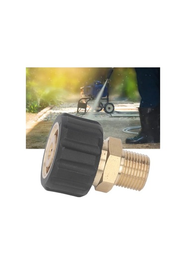 Dancemonkey Kalın Pirinç Adaptör, 5000psı, G3/8-m22, 15mm