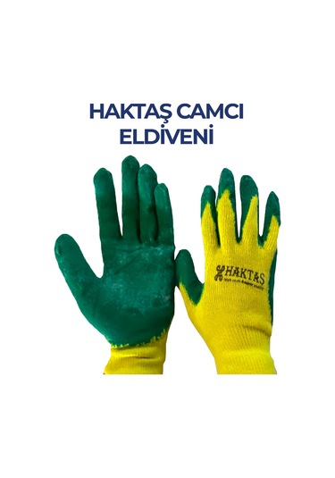Camcı Eldiveni Sarı-Yeşil -